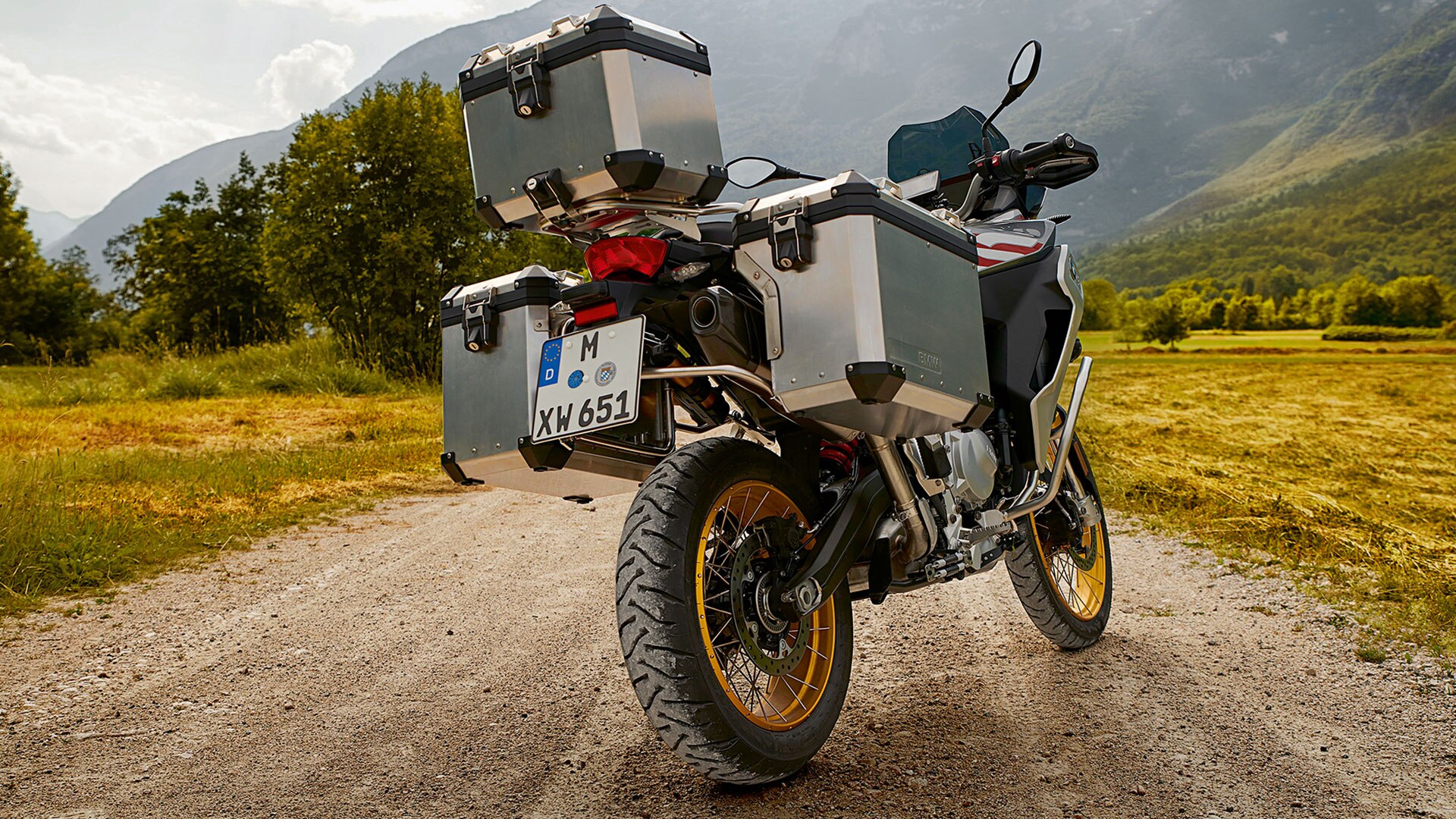 Luggage system on the new BMW F 850 GS Adventure