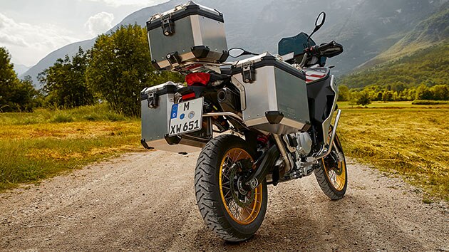 Luggage system on the new BMW F 850 GS Adventure