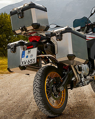 Luggage system on the new BMW F 850 GS Adventure
