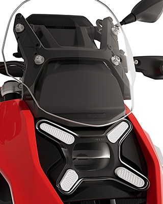 The LED matrix headlight on the R 1300 GS from BMW Motorrad