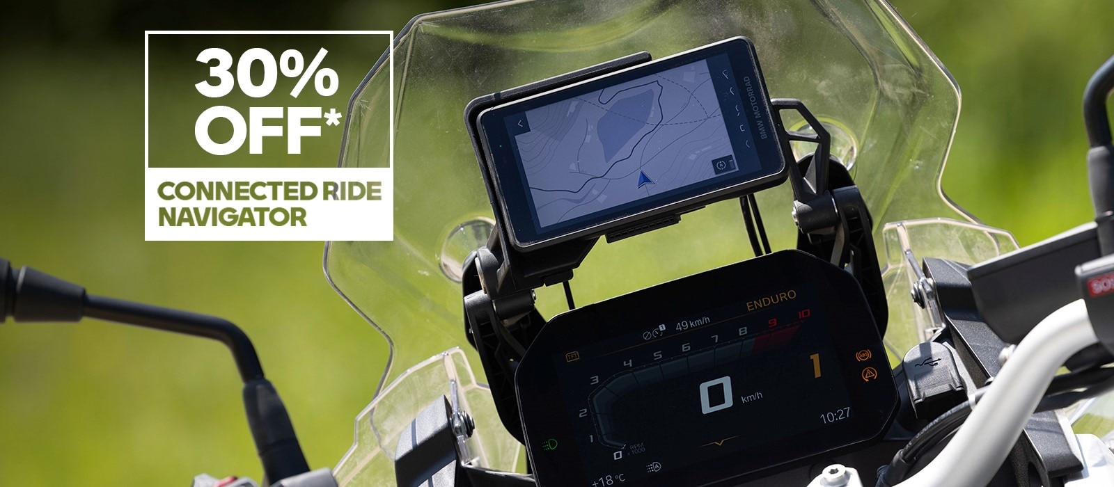 BMW Motorrad presents the ConnectedRide Navigator.